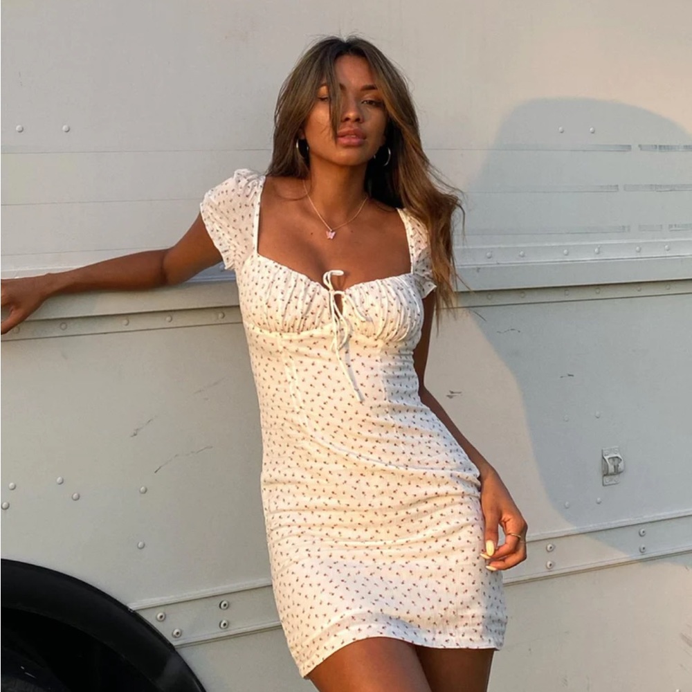 Floral mini dress